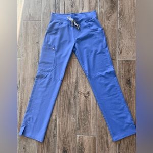 Ceil Blue FIGS Kade Cargo Scrub Pants
